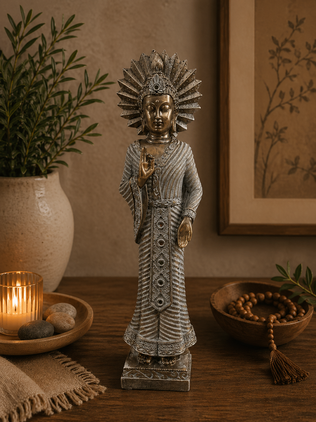 Buda Siddharta Decorativo – Serenidad y Presencia para tu Espacio