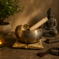 Cuenco Tibetano de Bronce 1kg – Sonido Terapéutico y Meditación