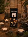 Pack 10 Velas Tealight – Luz Cálida para Decoración
