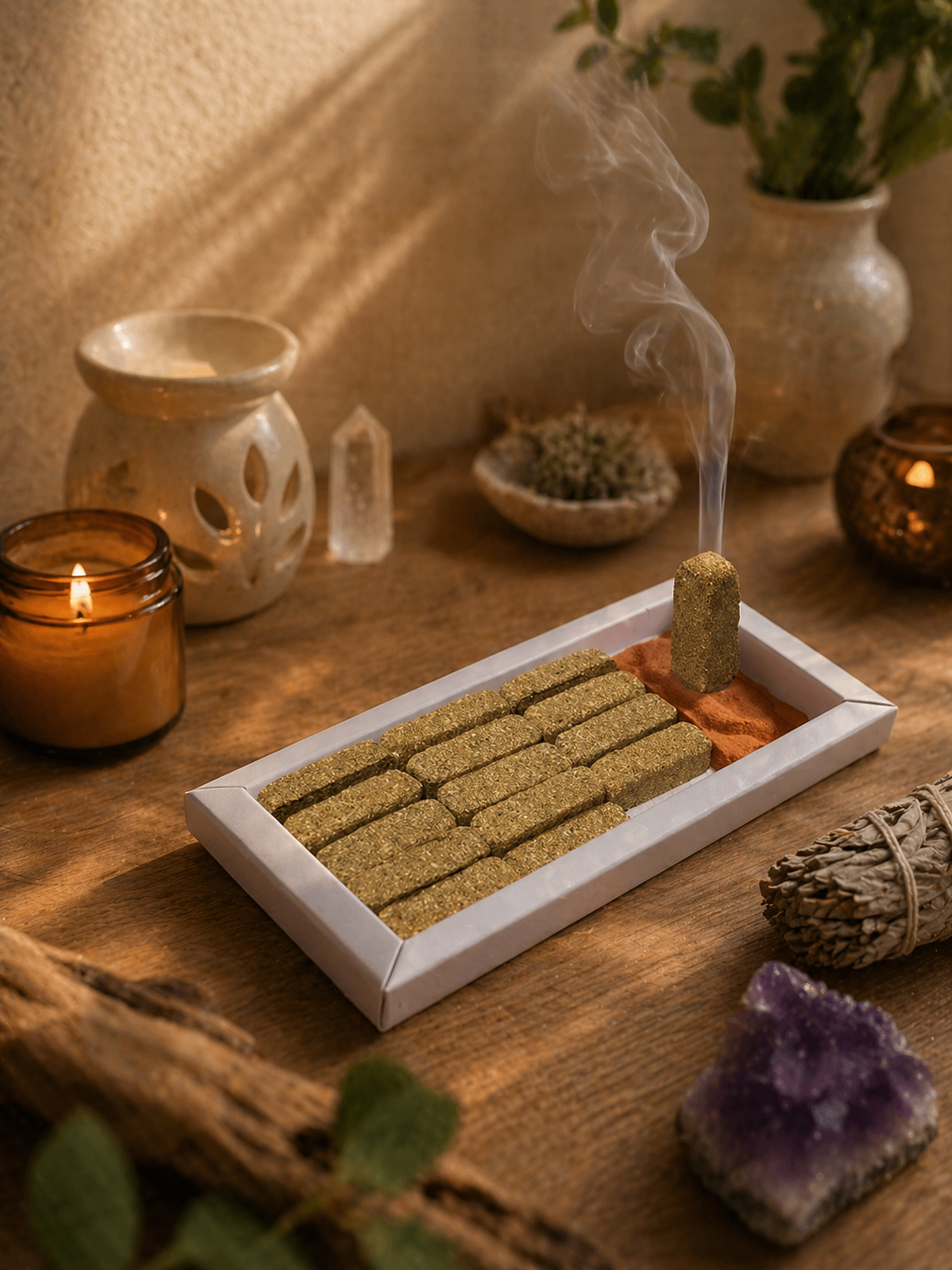 Sahumerio de Salvia Blanca Natural – Limpieza Energética
