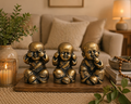 Set de Monjes Sabios – Decoración Zen y Relajación