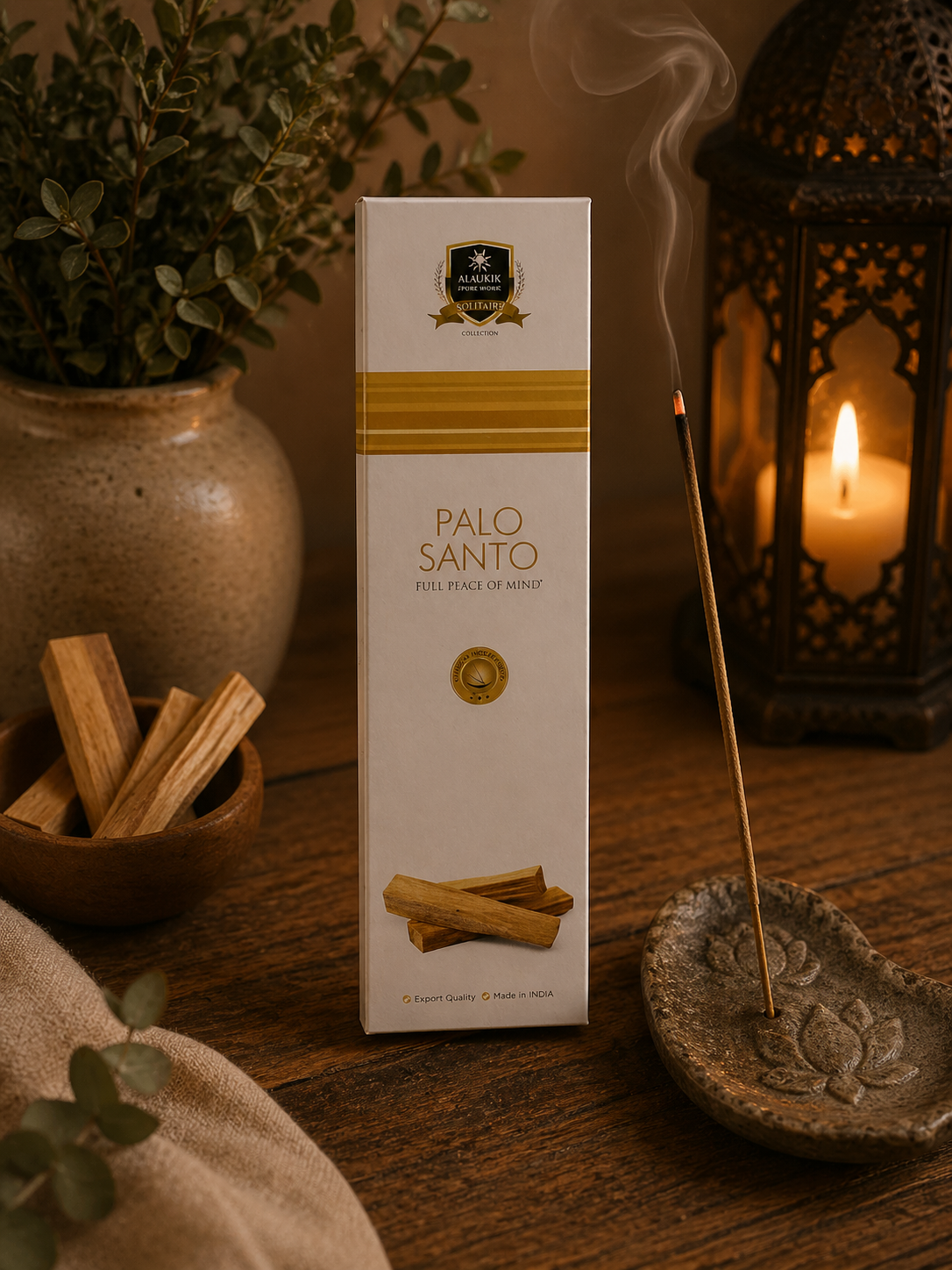 Incienso Palo Santo Alaukik – Limpieza Energética