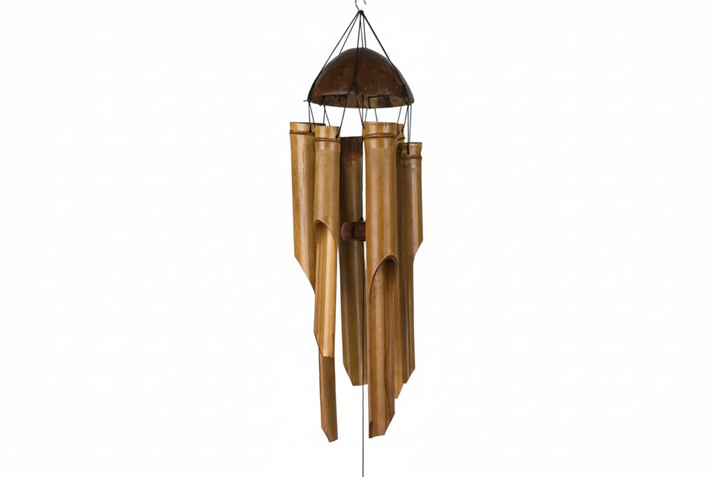 Colgante Viento de Bambú – Sonido Relajante y Decoración
