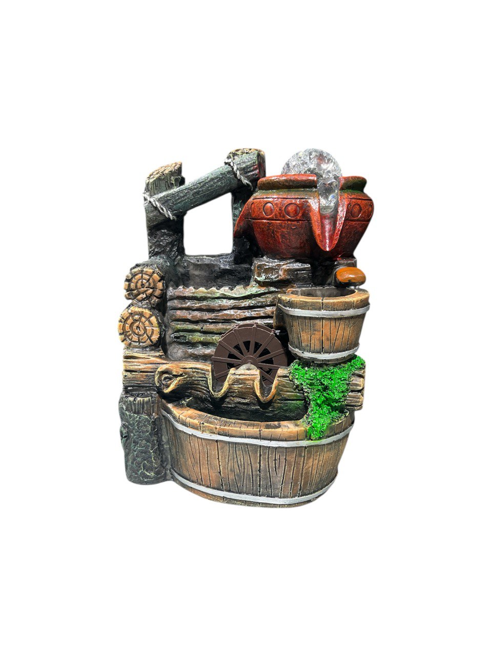 Fuente de Agua Diseño Jarrón – Ambiente Relajante y Decorativo