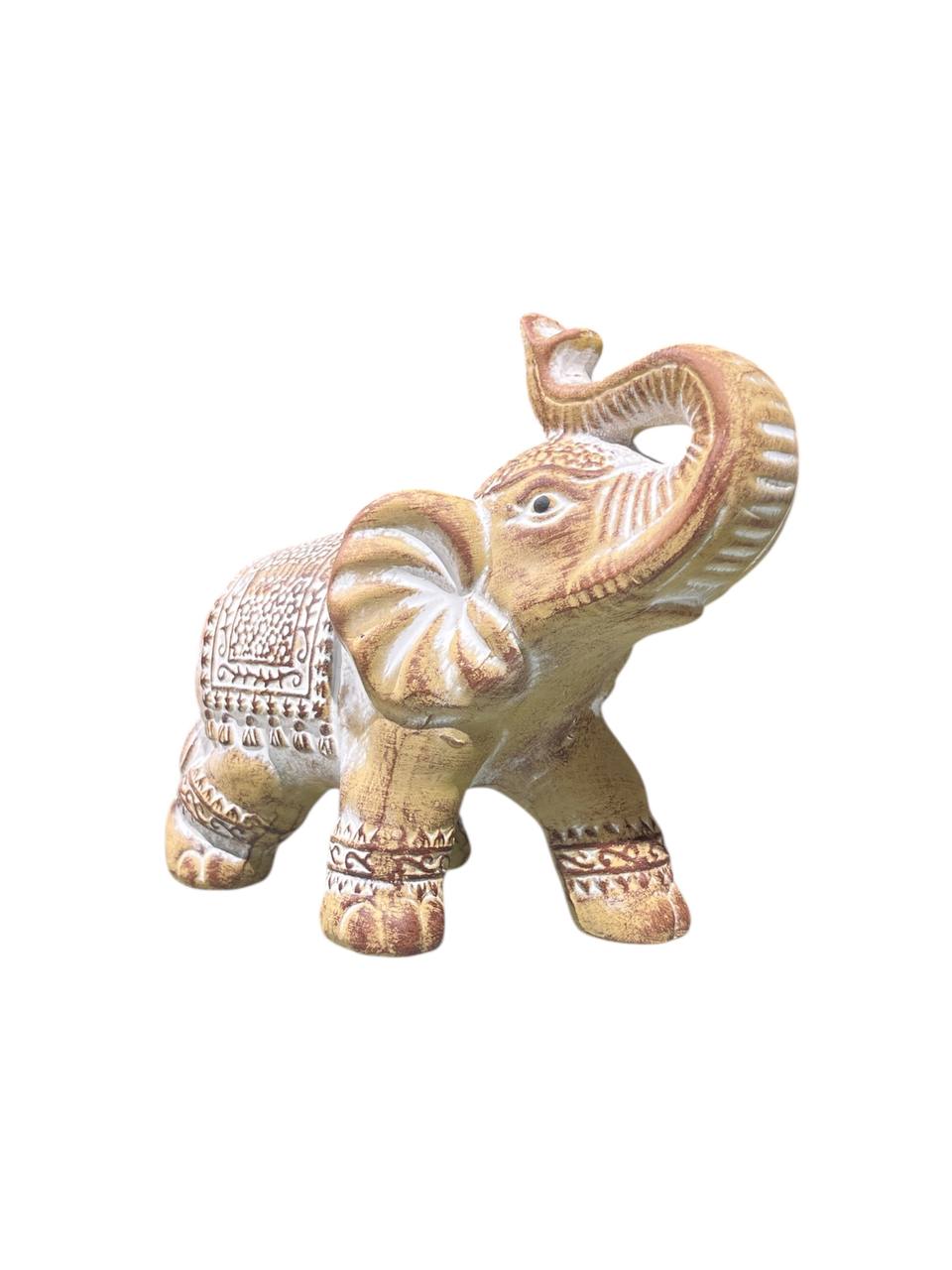 Elefante de Cerámica Decorativo – Prosperidad y Estilo para Hogar