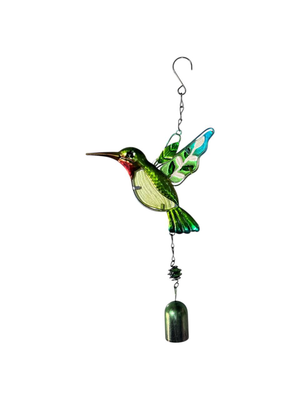Colgante de Colibrí Metálico – Energía y Decoración Espiritual