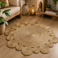 Alfombra de Yute 100cm – Elegancia Natural para tu Hogar