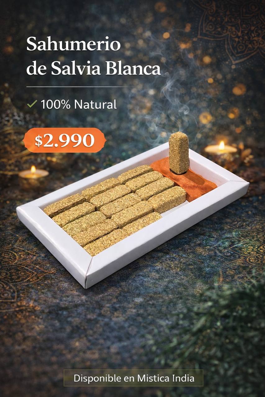 Sahumerio de Salvia Blanca Natural – Limpieza Energética