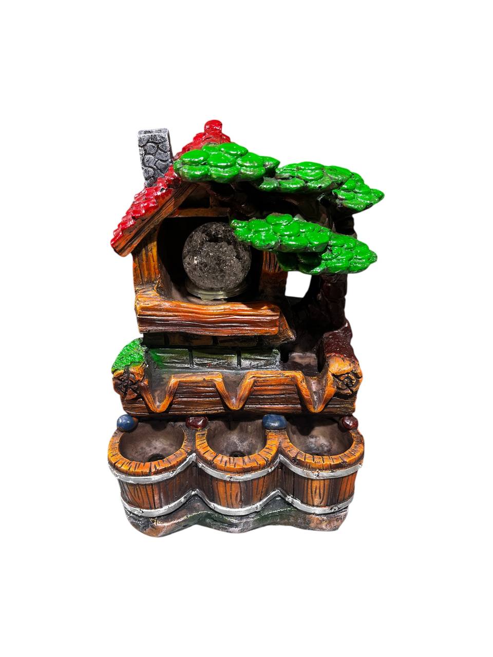 Fuente de Agua Decorativa LED para Relajación