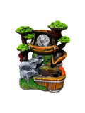 Fuente de Agua con Elefantes LED Decorativa