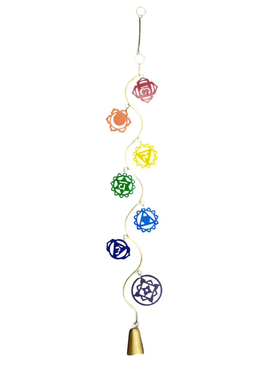 Colgante 7 Chakras Metálico – Equilibrio y Energía Espiritual