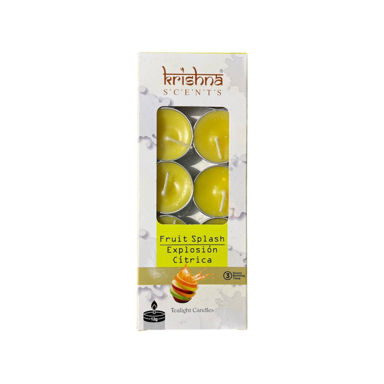 Pack 10 Velas Aromáticas Explosión Cítrica – Aroma Refrescante