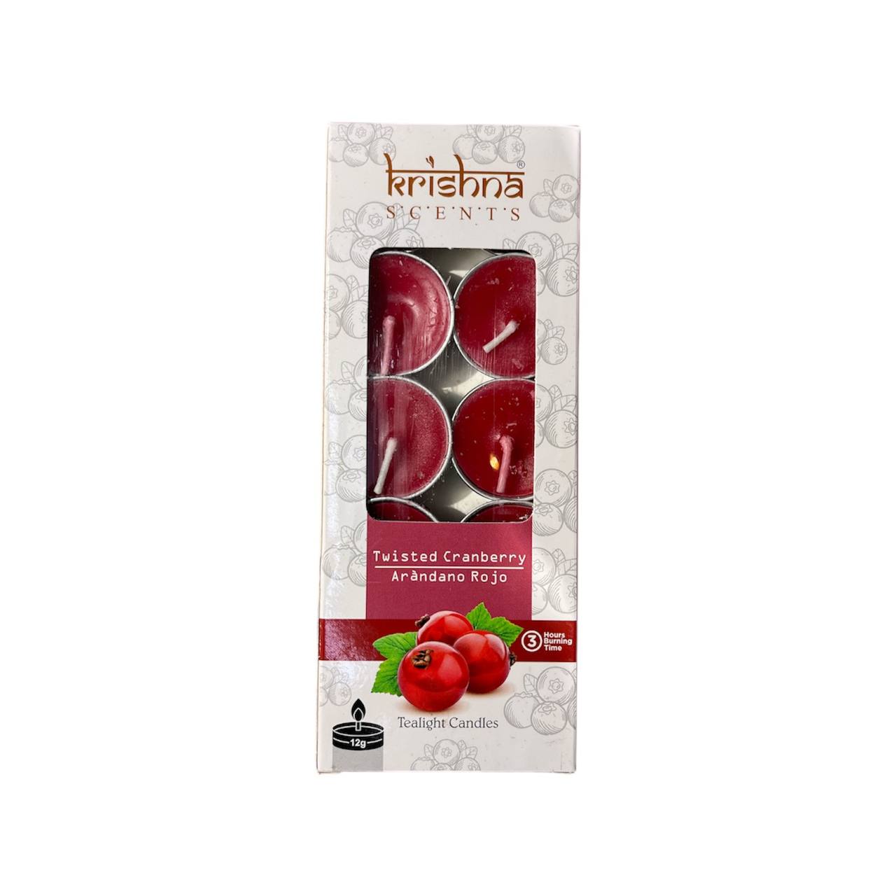 Pack 10 Velas Aromáticas Arándano Rojo – Aroma Intenso