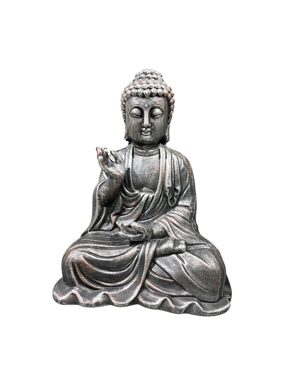 Buda de Cerámica Meditando – Paz y Decoración Espiritual