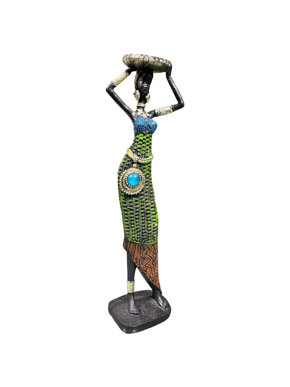 Figura Africana Decorativa – Estilo y Elegancia