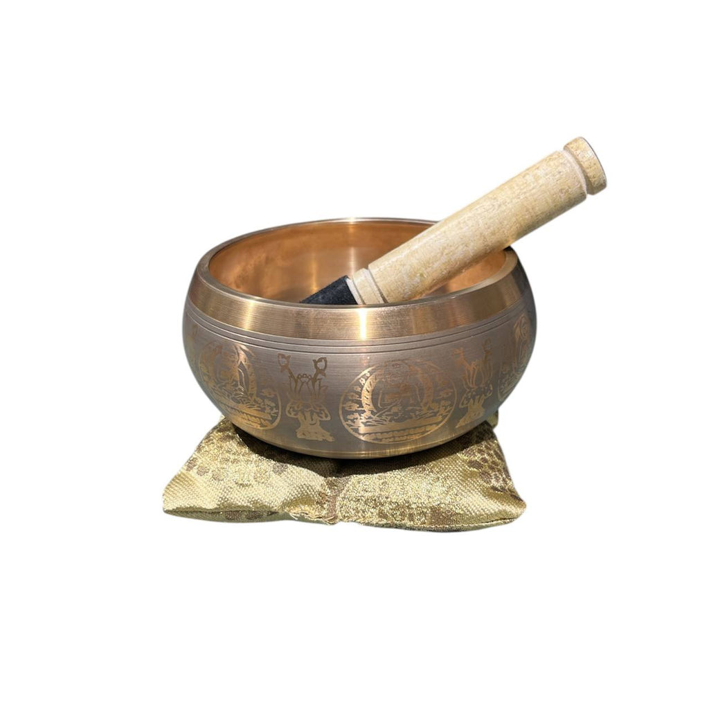 Cuenco Tibetano de Bronce 1kg – Sonido Terapéutico y Meditación